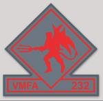 Officially Licensed USMC VMFA-232 Red Devils Sticker