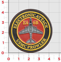 Officially Licensed USMC EA-6B Prowler Leather Patch