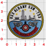 Officially Licensed USS Albany SSN-753 Patch