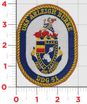 Officially Licensed USS Arleigh Burke DDG-51 Patch