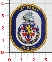 Officially Licensed USS Barry DDG-52 Patch