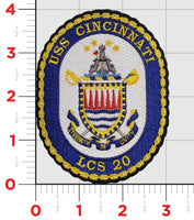 Officially Licensed USS Cincinnati LCS-20 Patch