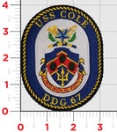 Officially Licensed USS Cole DDG-67 Patch