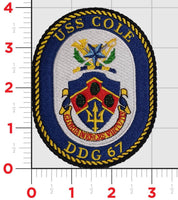 Officially Licensed USS Cole DDG-67 Patch