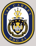 Officially Licensed US Navy USS Carney DDG-64 Sticker