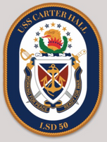 Officially Licensed US Navy USS Carter Hall LSD-50 Sticker