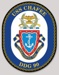 Officially Licensed US Navy DDG-90 USS Chafee Sticker