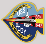 Officially Licensed US Navy USS POGY SSN-647 From Yesterday To Tomorrow Sticker