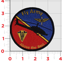 Official US Army 1-145th Aviation Fly Army Aircraft Track Patches