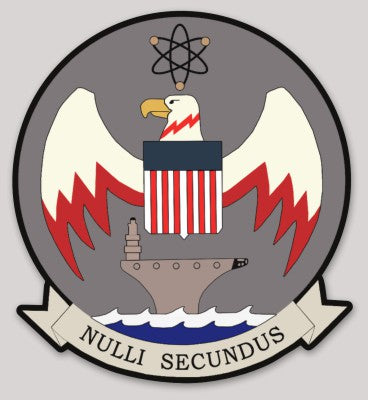 Officially Licensed US Navy VA-126 Fighting Seahawks Nulli Secundus Sticker