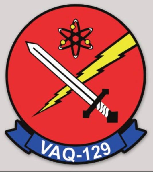 Officially Licensed US Navy VAQ-129 Vikings Sticker