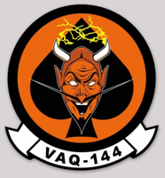 Officially Licensed VAQ-144 Main Battery Squadron Sticker