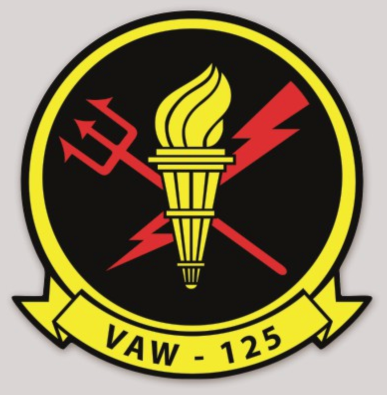 Officially Licensed VAW-125 Tigertails Squadron Sticker – MarinePatches ...