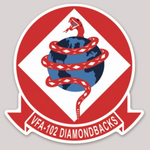 Officially Licensed VFA-102 Diamondbacks Squadron Sticker
