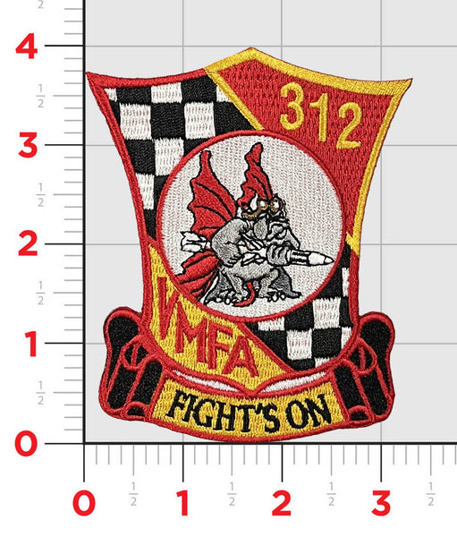 Officially Licensed USMC VMFA-312 Checkerboards Squadron Patch 2022