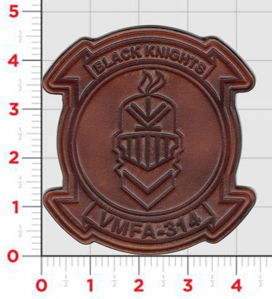 Officially Licensed VMFA-314 Black Knights Leather Patches ...