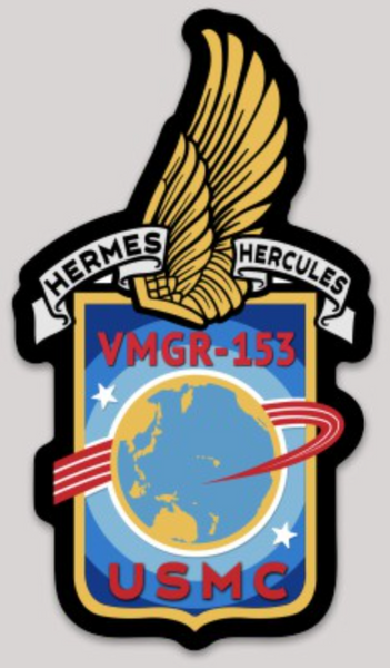 Officially Licensed VMGR-153 Hermes Hercules Squadron Sticker