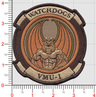 Officially Licensed USMC VMU-1 Watchdogs Squadron Patch