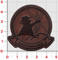 Officially Licensed US Navy VQ-4 Shadows Leather Patch