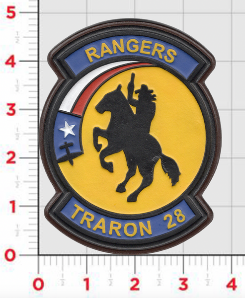 Officially Licensed US Navy VT-28 Rangers Leather Patch