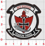 Officially Licensed US Navy VT-3 Red Knights Leather Patch