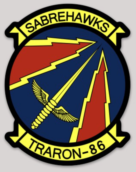 Officially Licensed US Navy VT-86 Sabrehawks Sticker