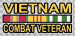 Vietnam Combat Veteran Sticker