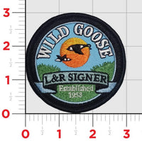 Official VMM-774 Wild Goose Flightline Qualification Shoulder Patches