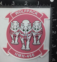 Officially Licensed USMC HMH-466 Wolfpack PVC Squadron Patch