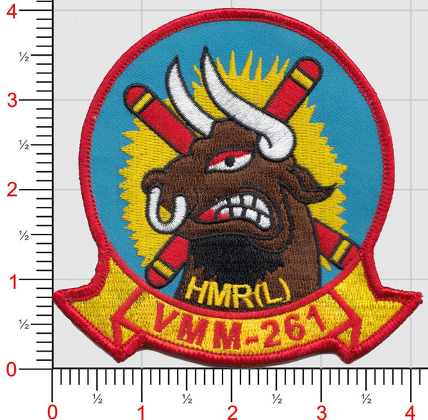 Officially Licensed VMM-261 Raging Bulls Throwback Patch