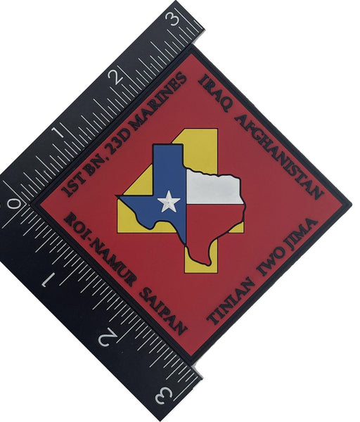 Officially Licensed 1st Battalion 23rd Marine Regiment PVC Patch