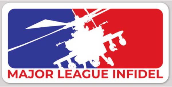 Major League Infidel Apache Sticker