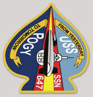 Officially Licensed US Navy USS POGY SSN-647 From Yesterday To Tomorrow Sticker