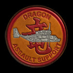 Official VMM-265 Dragons Assault Support Leather Shoulder Patches