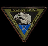 Officially Licensed US Navy HSCWSL Helicopter Sea Combat Weapons School Atlantic Leather Patch