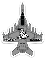 Official VAQ-137 Rooks EA-18 Rooks Magnet