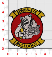 Officially Licensed USMC MWSS-374 Bulldogs Patch