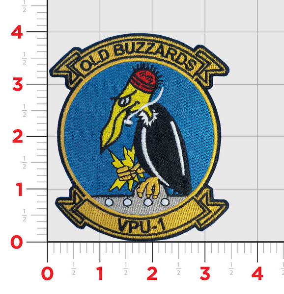 Officially Licensed US Navy VPU-1 Old Buzzards Patch