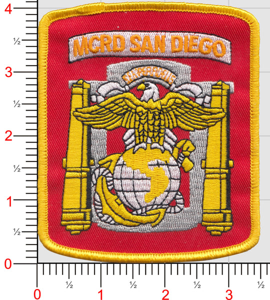 Officially Licensed USMC MCRD San Diego Patch
