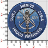 Official HSM-72 Silver Dollar MH-60R Patches