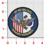 US Army 3rd MI Bn Wing Vigilance Patch