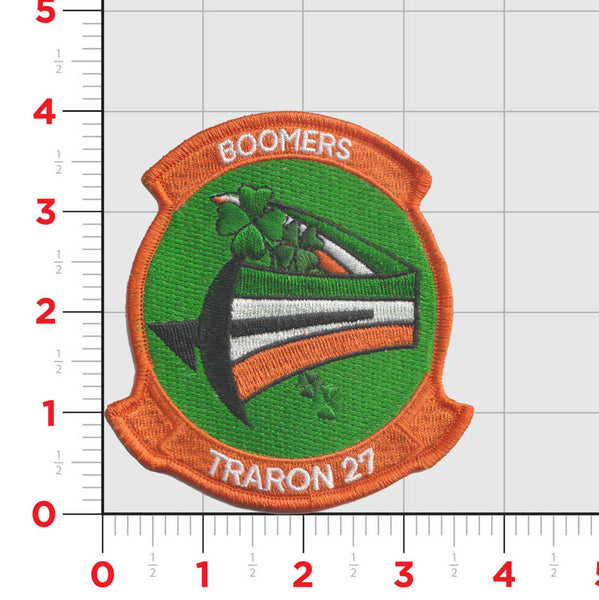 Official VT-27 Boomers St. Patrick's Day Squadron Patches