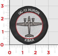 Official HQ Squadron New River UC-12 Huron Shoulder Patch