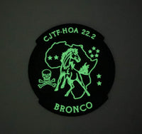 Combined Joint Task Force Horn of Africa CJTF-HOA 22.2 Bronco PVC Patch VMGR-252