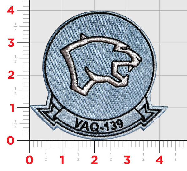 Officially Licensed US Navy VAQ-139 Carolina Blue Throwback Patch