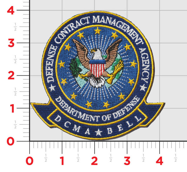 DCMA Defense Contract Management Agency Bell Amarillo Patches