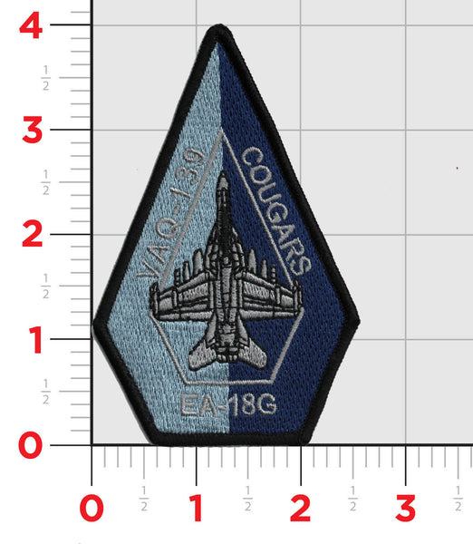 Official VAQ-139 Cougars Coffin Shoulder Patches