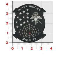 Officially Licensed USMC MALS-13 Black Widows Black Patches