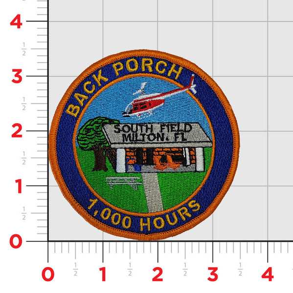 South Field Back Porch Milton FL 1,000 Hours Patch