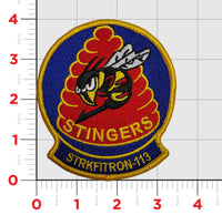 Officially Licensed US Navy VFA-113 Stingers Squadron Patch